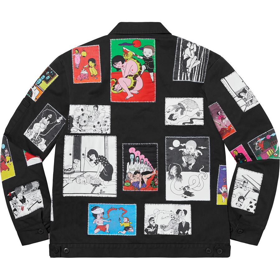 Details on Toshio Saeki Supreme Work Jacket  from fall winter
                                                    2020 (Price is $358)