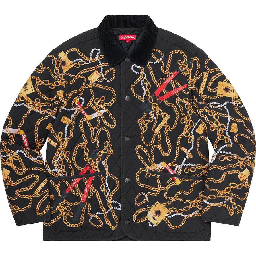 Details on Chains Quilted Jacket  from fall winter
                                                    2020 (Price is $198)