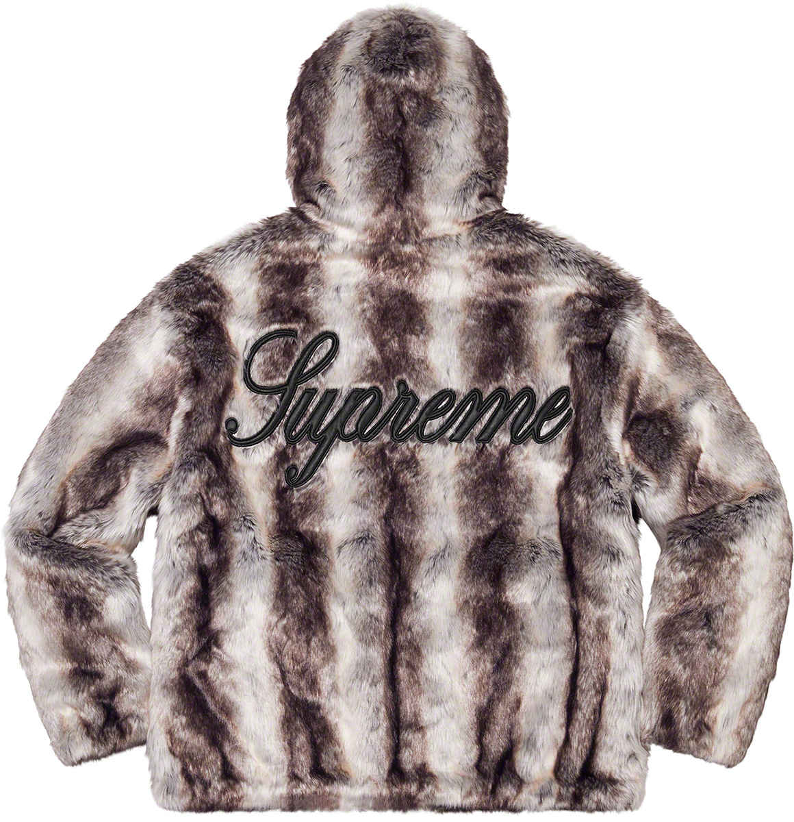 Faux Fur Reversible Hooded Jacket - Supreme Community