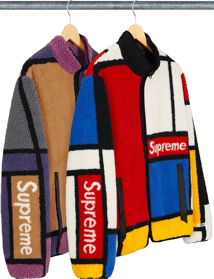 Reversible Colorblocked Fleece Jacket - fall winter 2020 - Supreme