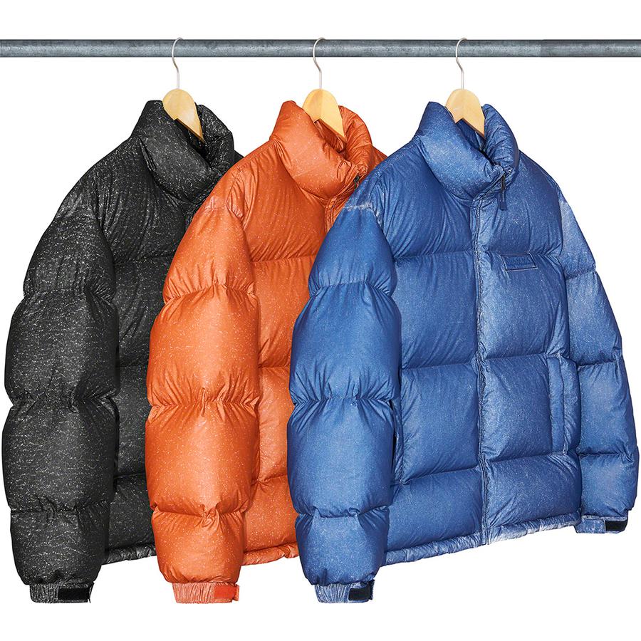 Supreme Reflective Speckled Down Jacket released during fall winter 20 season