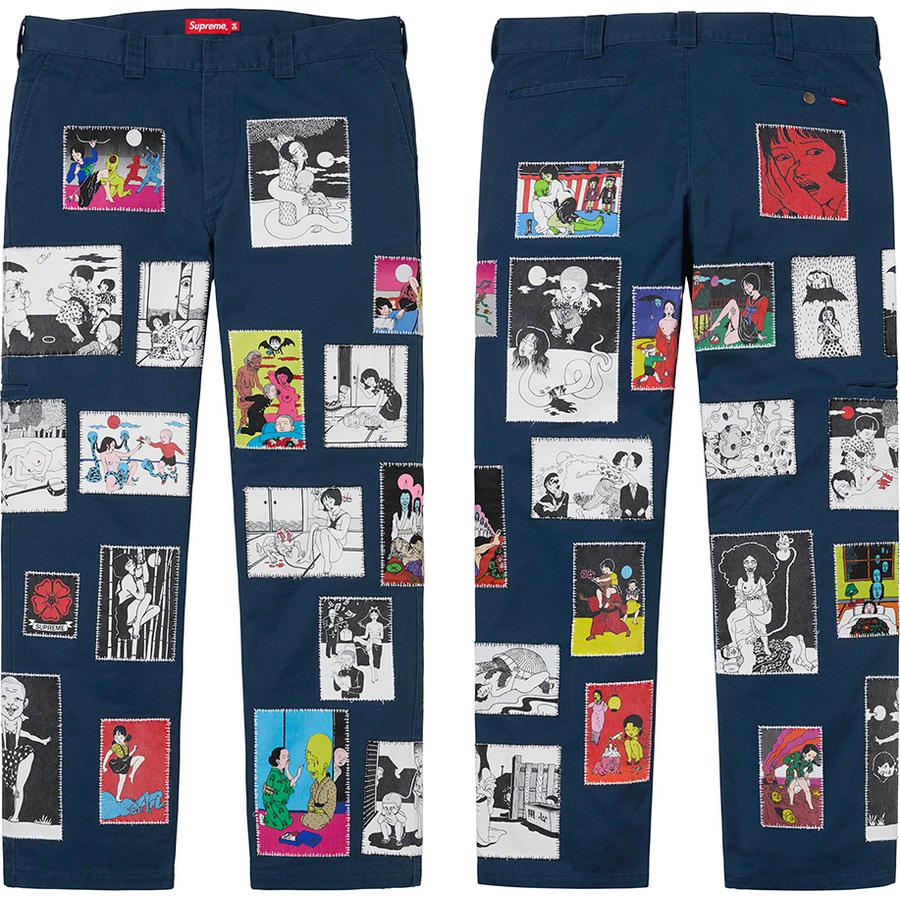 Details on Toshio Saeki Supreme Work Pant from fall winter
                                            2020 (Price is $258)