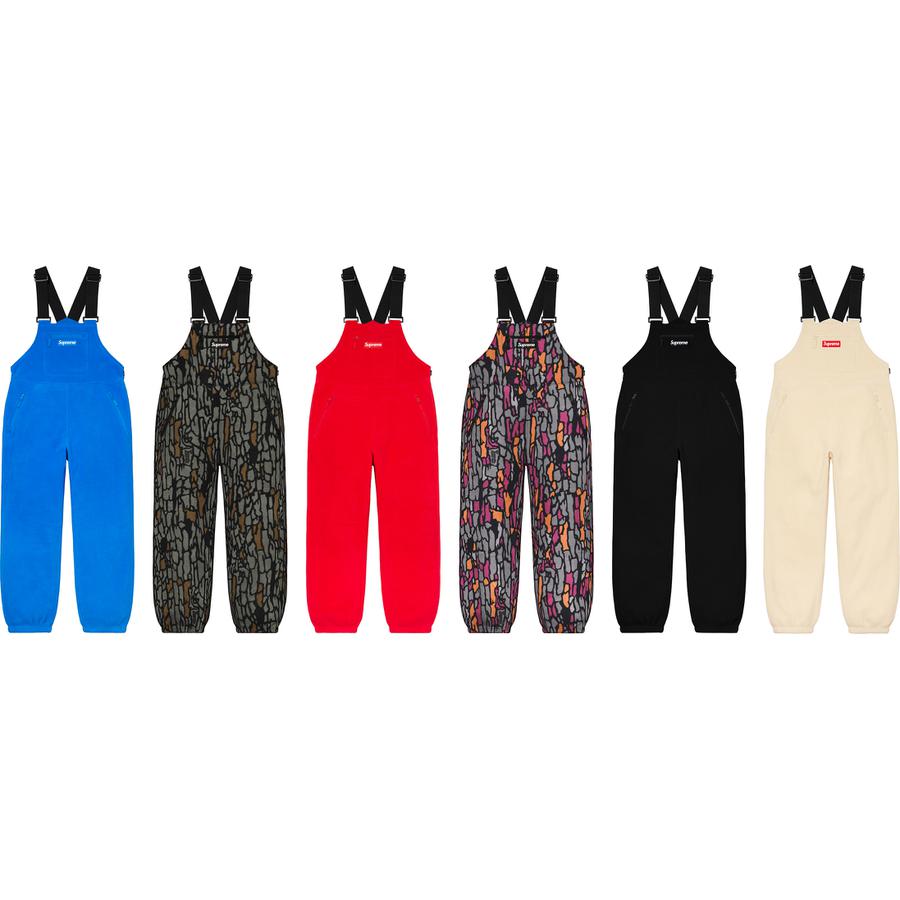 Supreme Polartec Overalls for fall winter 20 season