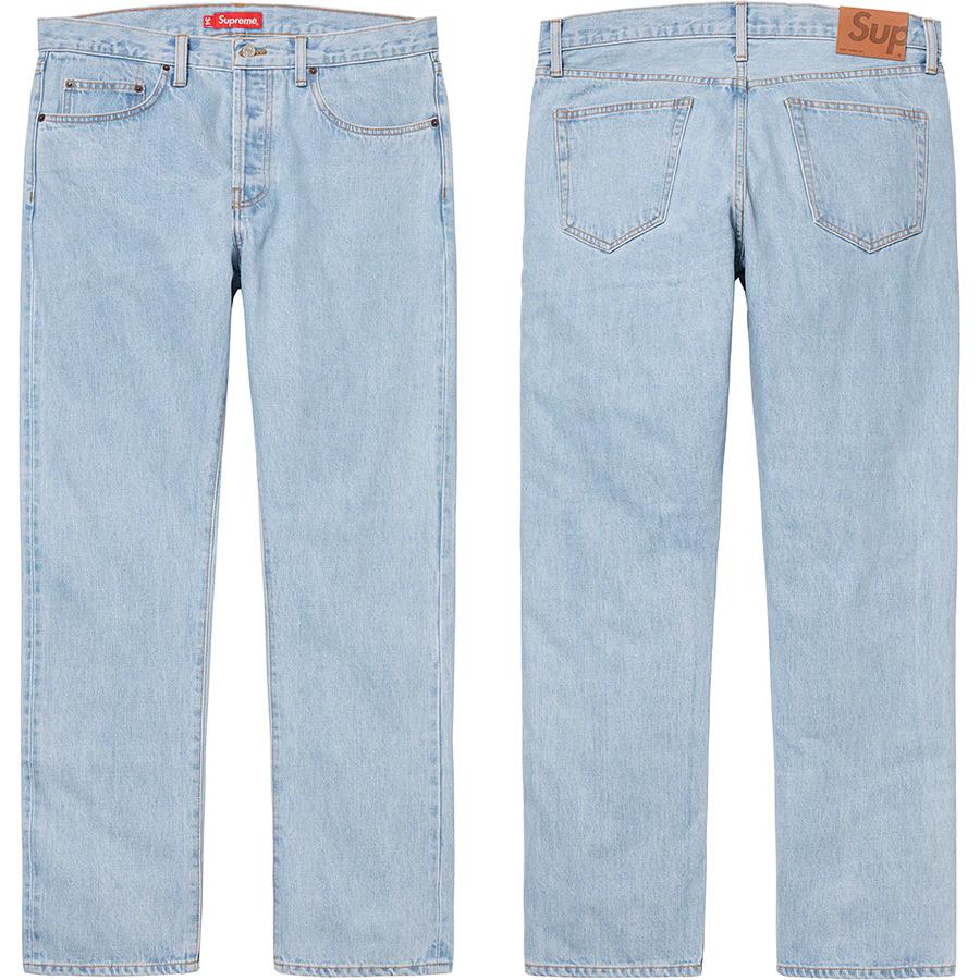 Supreme Stone Washed Slim Jean releasing on Week 1 for fall winter 20