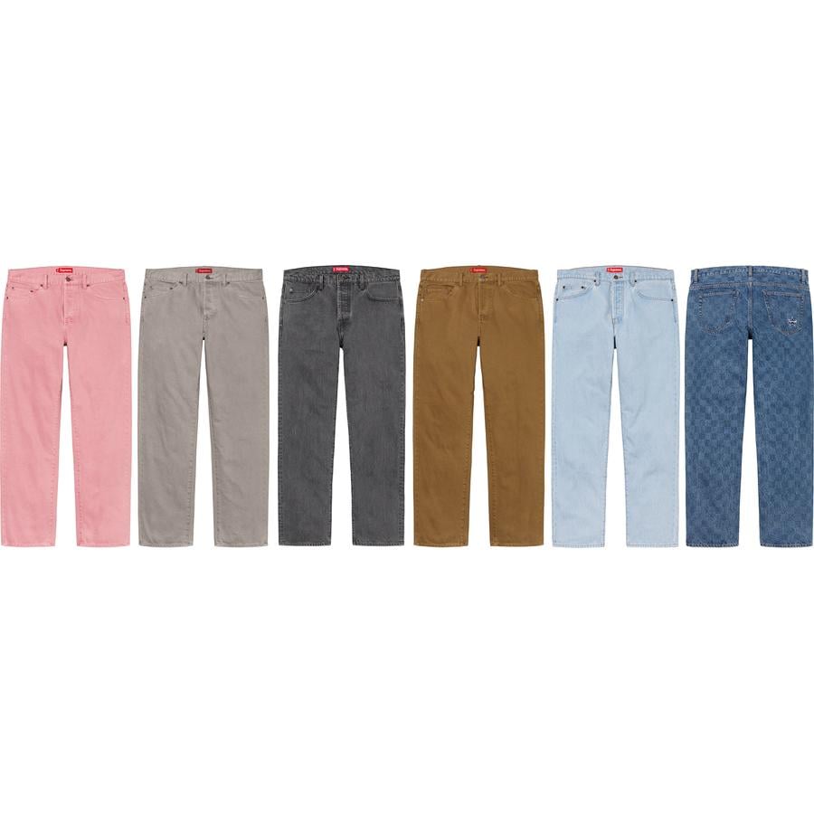 Supreme Regular Jean released during fall winter 20 season