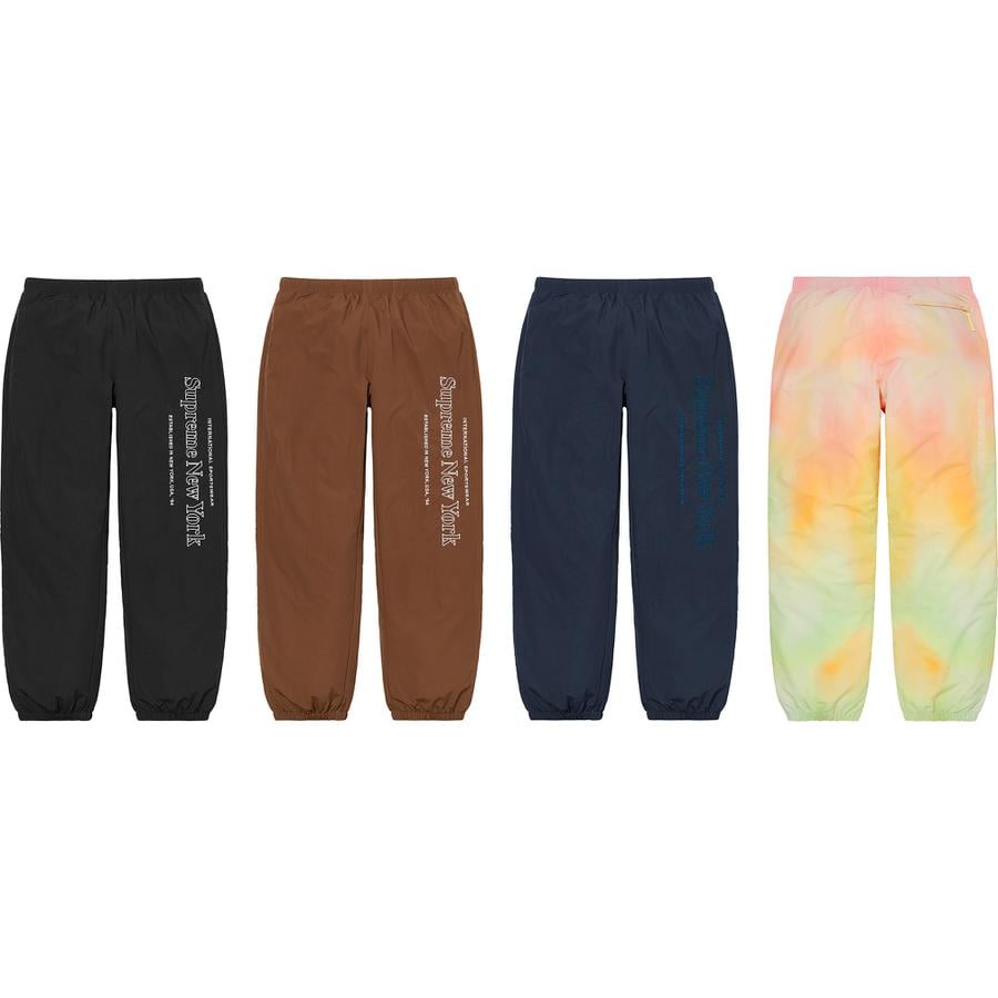 Supreme Side Logo Track Pant releasing on Week 3 for fall winter 20