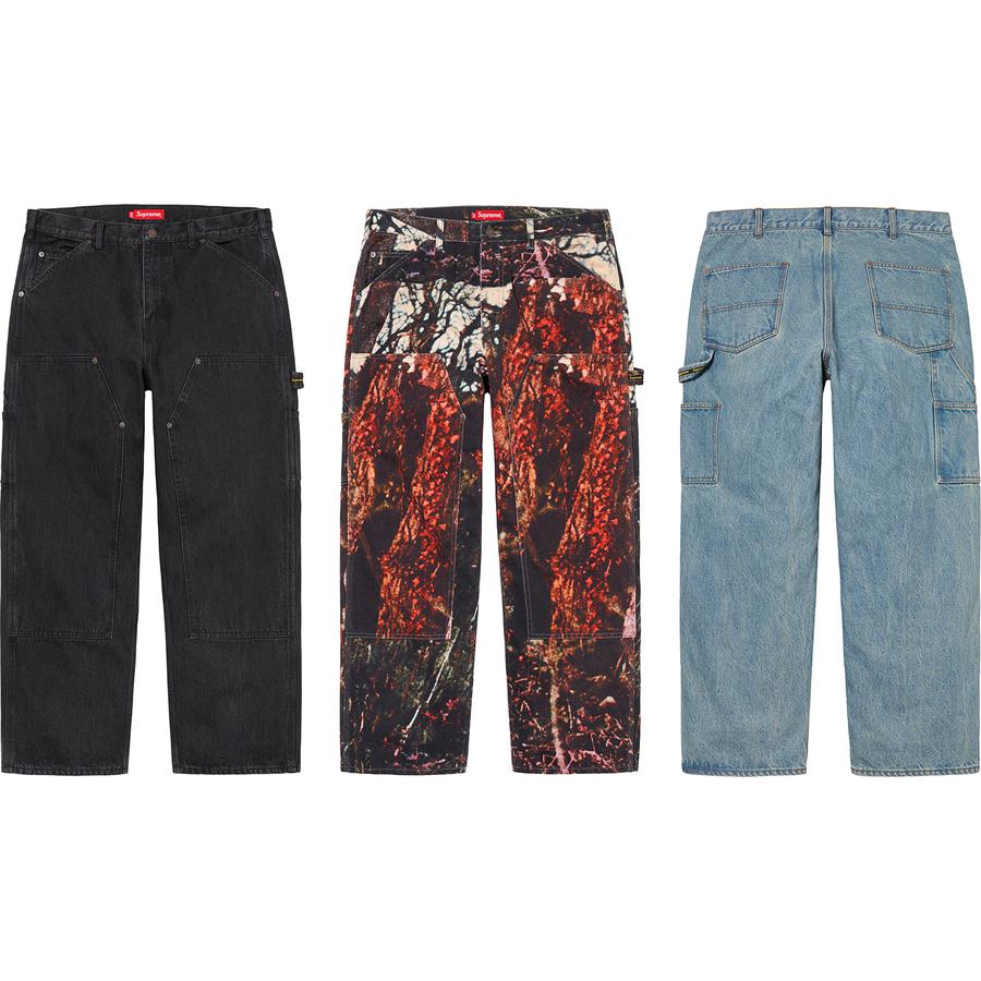 Details on Double Knee Denim Painter Pant from fall winter
                                            2020 (Price is $168)