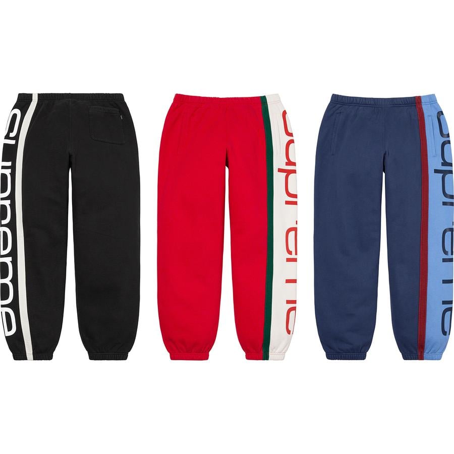 Supreme Big Logo Paneled Sweatpant-