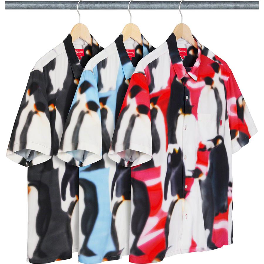 Supreme Penguins Rayon S S Shirt released during fall winter 20 season