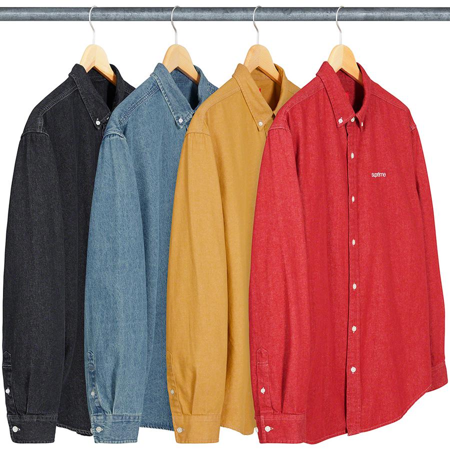 Supreme Classic Logo Denim Shirt releasing on Week 11 for fall winter 2020