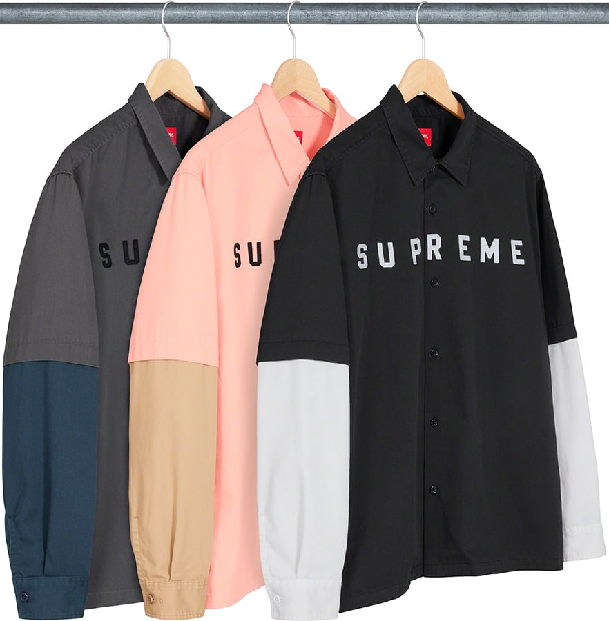 supreme 2-tone work shirt