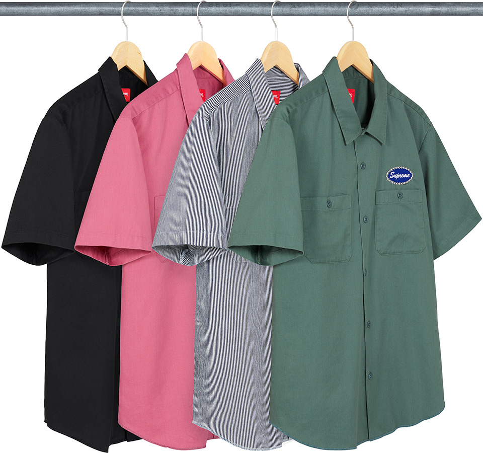 Studded Patch S S Work Shirt - fall winter 2020 - Supreme