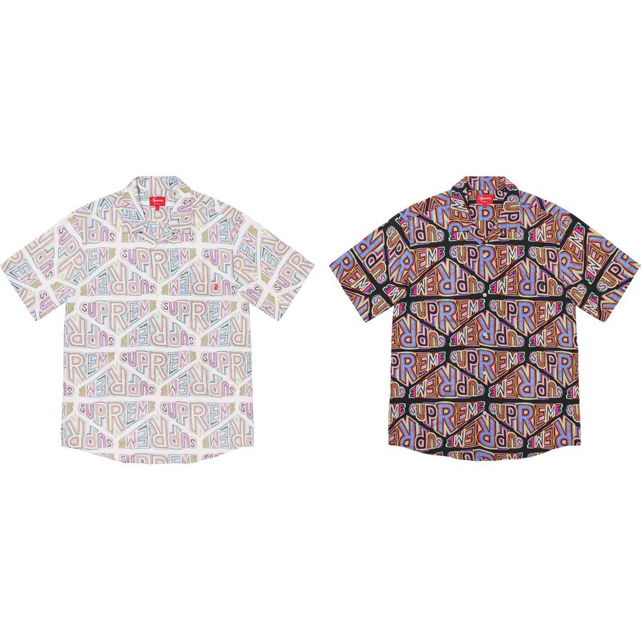 Supreme Perspective Rayon S S Shirt releasing on Week 3 for fall winter 20