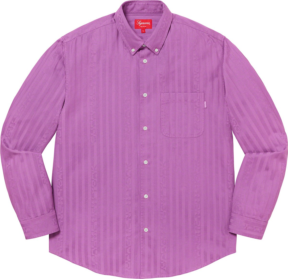 Jacquard Stripe Twill Shirt - fall winter 2020 - Supreme