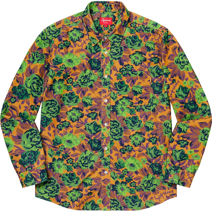 Details on Digi Floral Corduroy Shirt  from fall winter
                                                    2020 (Price is $128)
