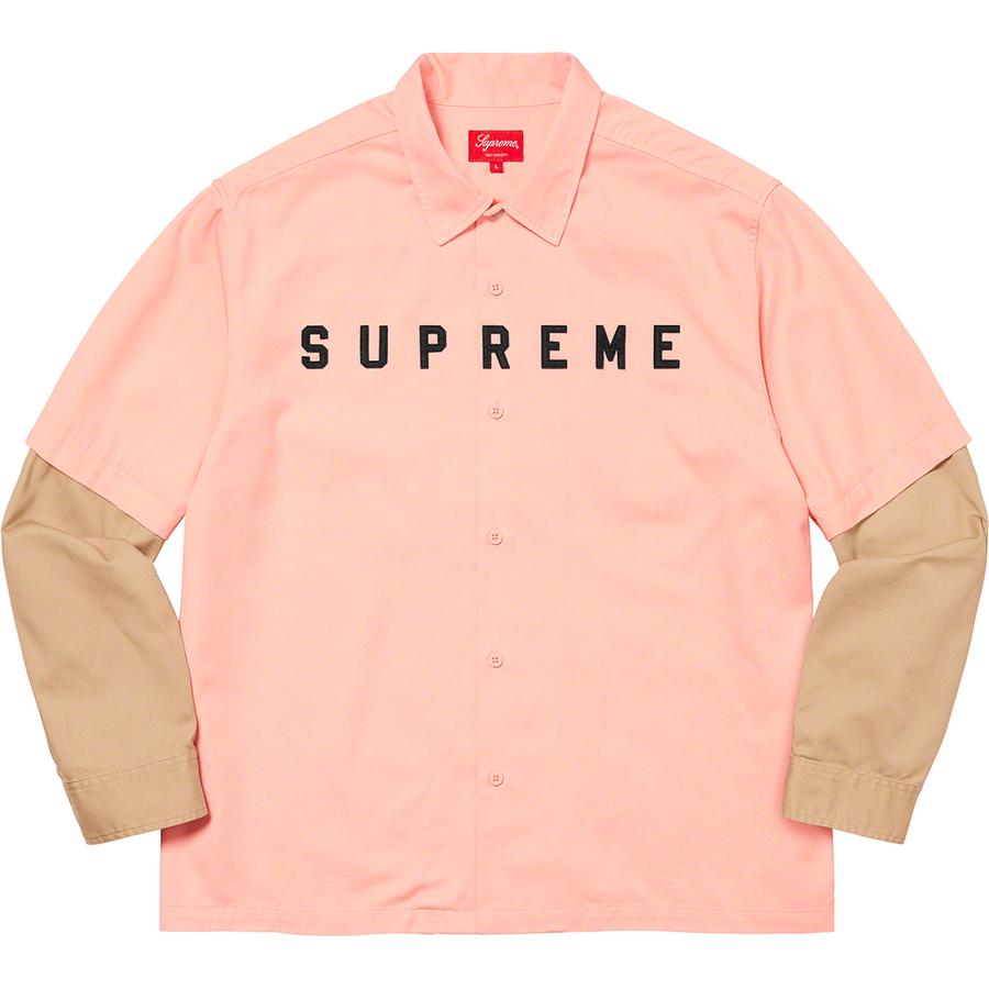 Supreme 2-Tone Work Shirt (FW20) - $128