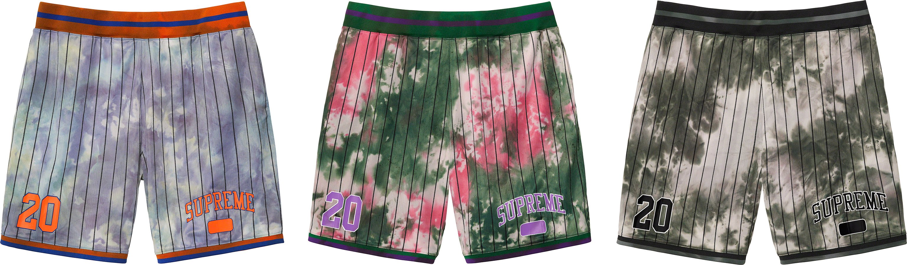 Supreme Dyed Basketball Short Royal FW20