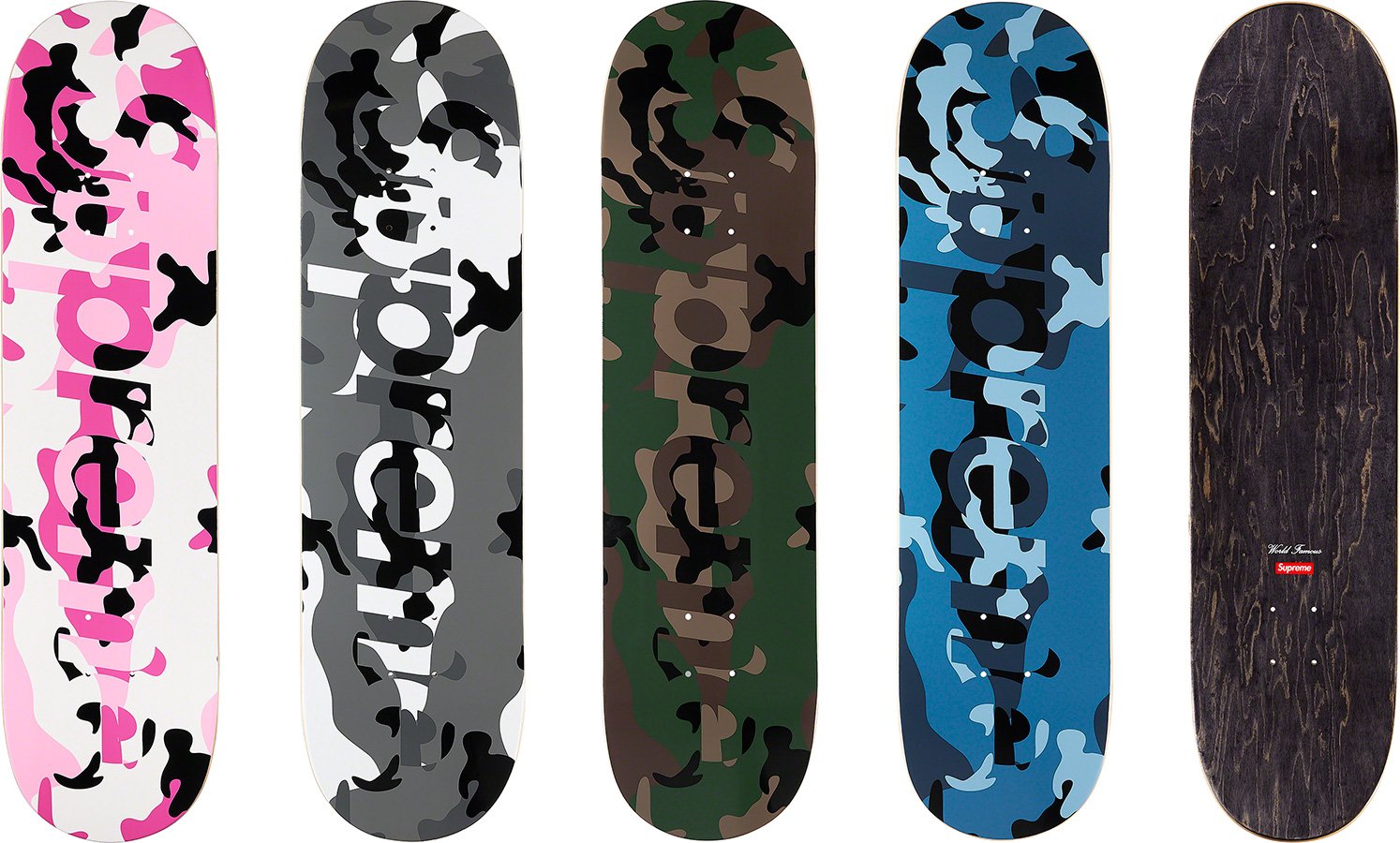 Supreme Pink Camo Skateboard deck デッキ カモ-