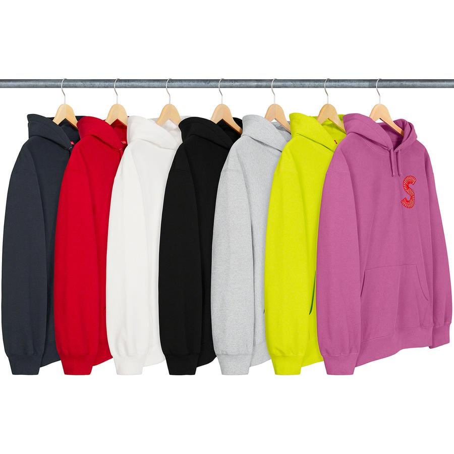 Supreme S Logo Hooded Sweatshirt releasing on Week 2 for fall winter 2020