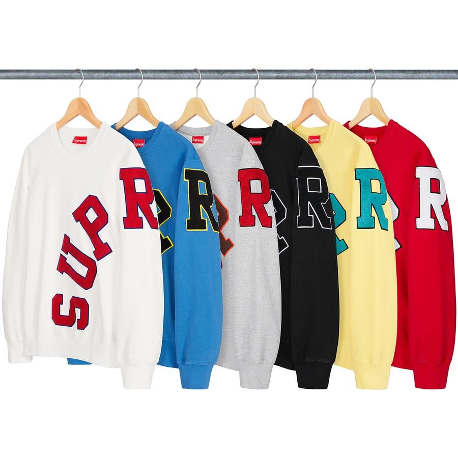 Supreme Big Arc Crewneck releasing on Week 1 for fall winter 2020