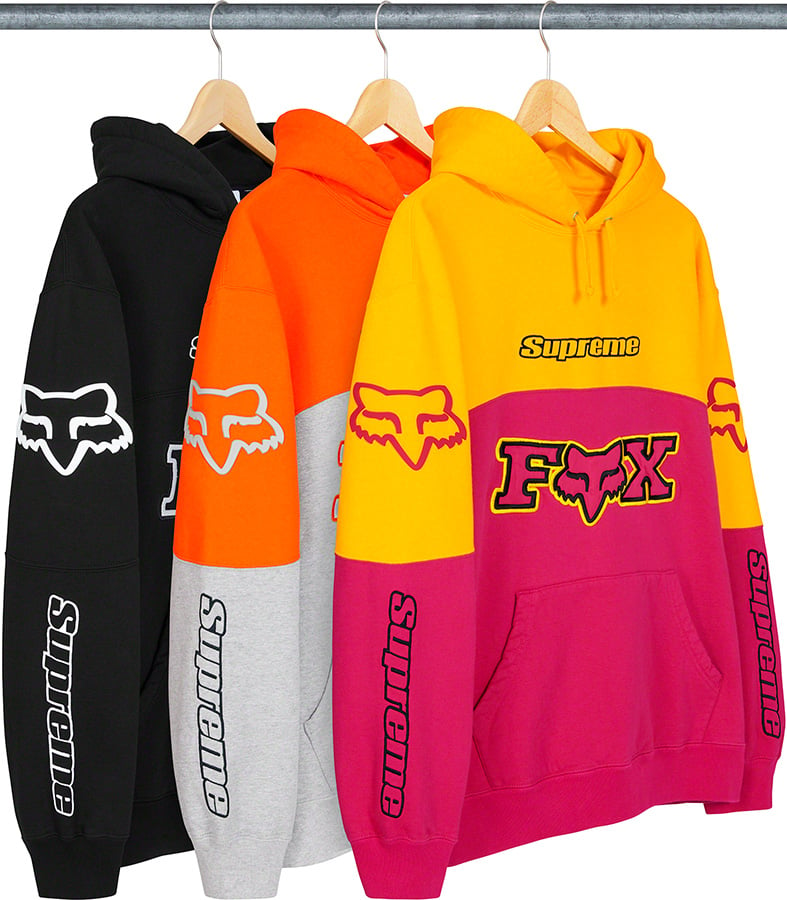 Supreme®/Fox® Racing Hooded Sweatshirt - Supreme Community