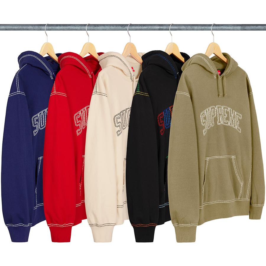 Supreme Big Stitch Hooded Sweatshirt releasing on Week 9 for fall winter 2020