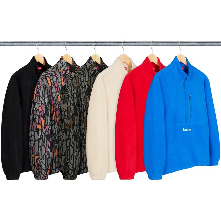 Supreme Polartec Half Zip Pullover released during fall winter 20 season