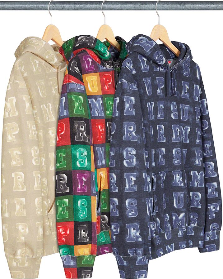 Blocks Hooded Sweatshirt - fall winter 2020 - Supreme