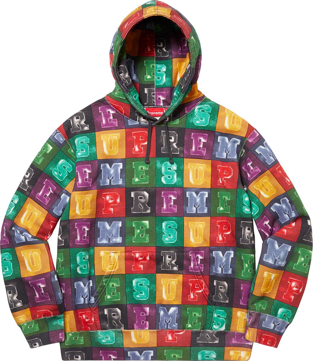 Blocks Hooded Sweatshirt - fall winter 2020 - Supreme