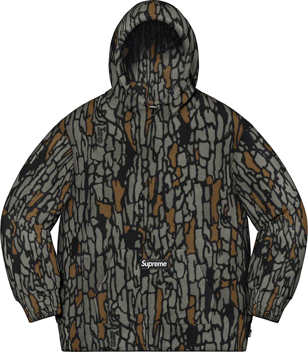 supreme polartec hooded sweatshirt L