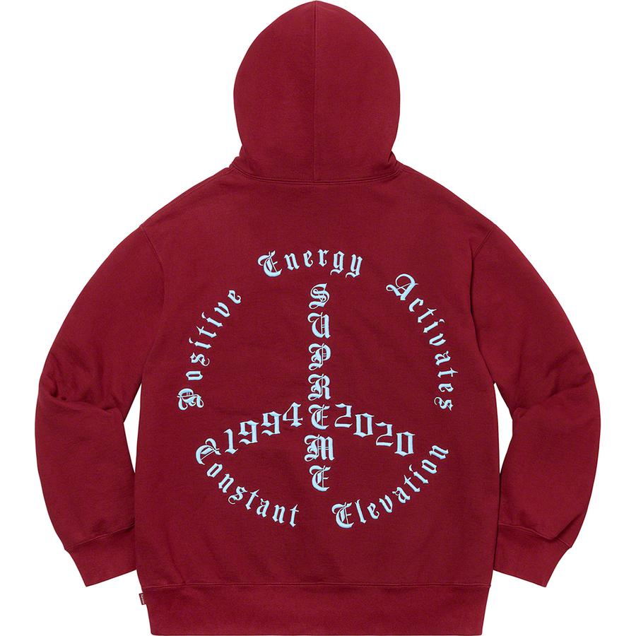 Details on Peace Hooded Sweatshirt  from fall winter
                                                    2020 (Price is $168)