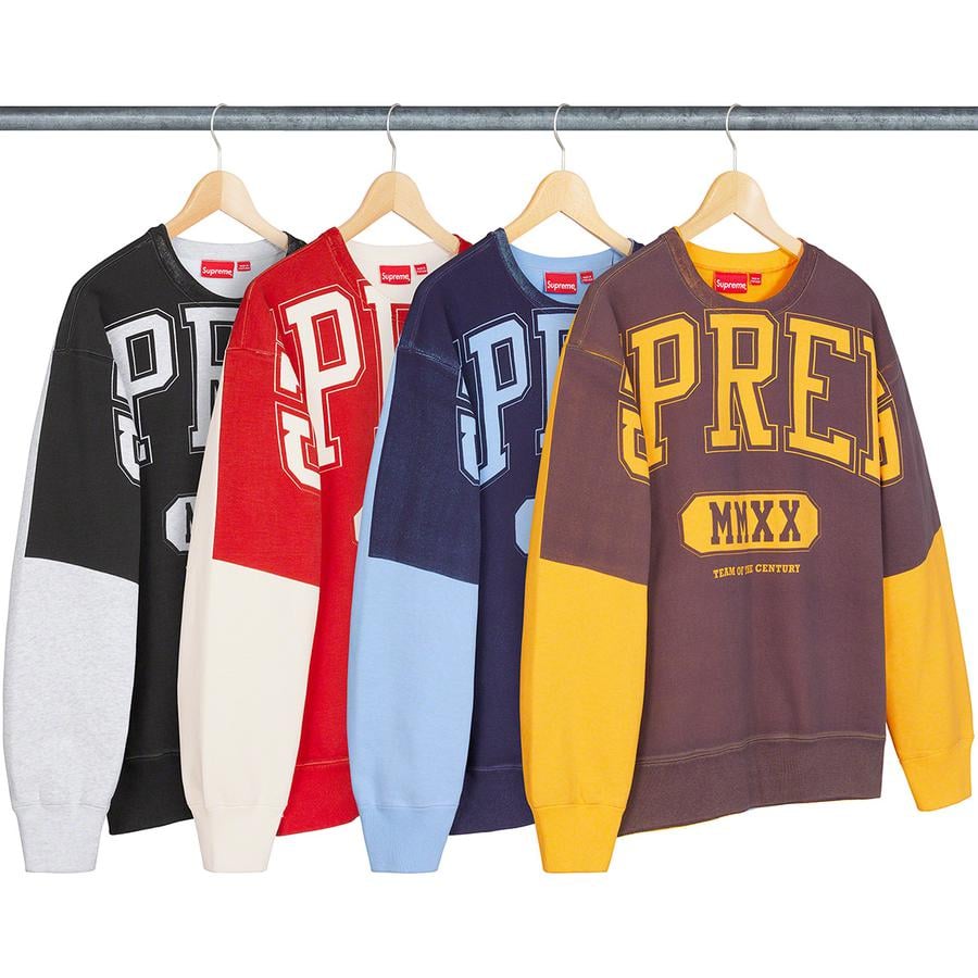 Supreme Overprint Crewneck for fall winter 20 season