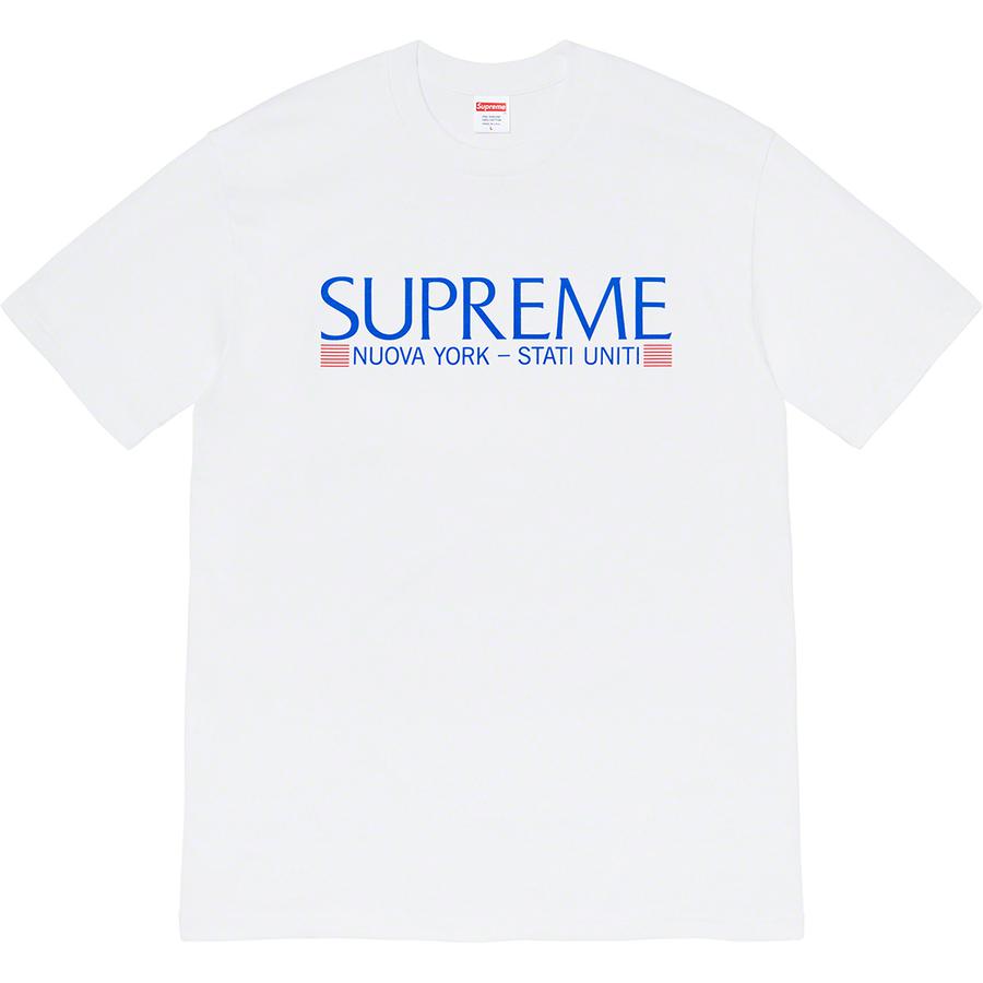 Supreme Nuova York Tee for fall winter 20 season