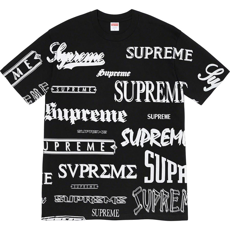 Supreme Multi Logo Tee releasing on Week 1 for fall winter 2020