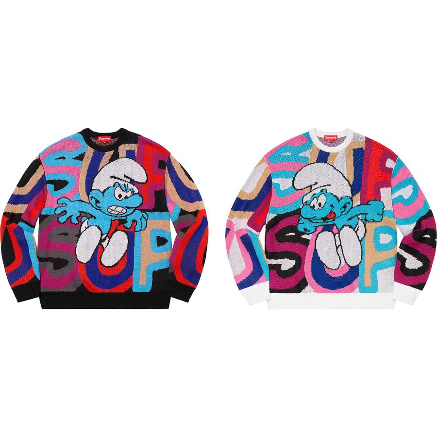 Supreme Supreme Smurfs™ Sweater releasing on Week 6 for fall winter 2020