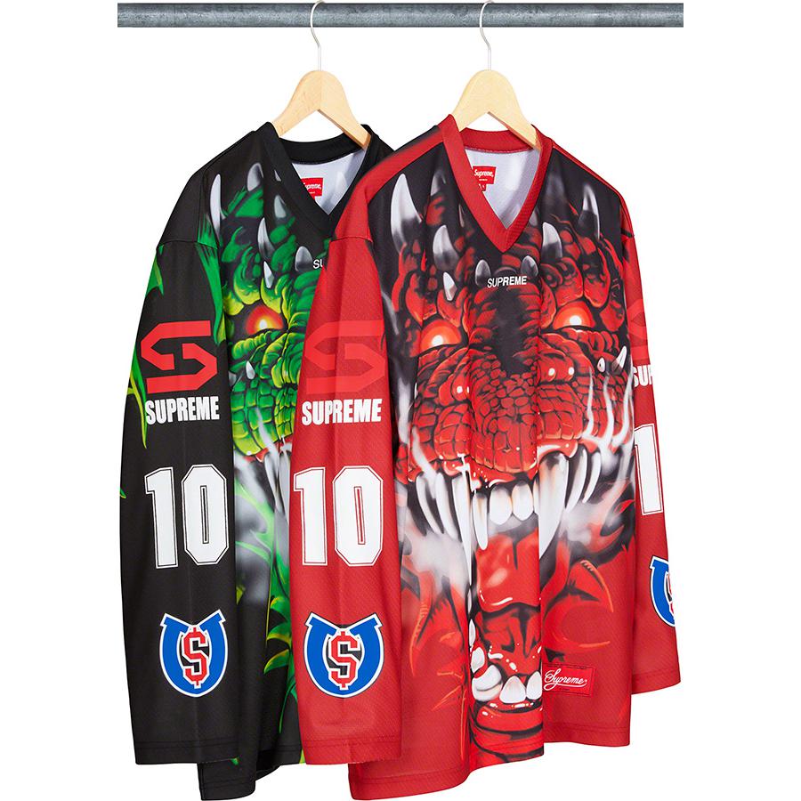 Details on Dragon Hockey Jersey from fall winter
                                            2020 (Price is $138)
