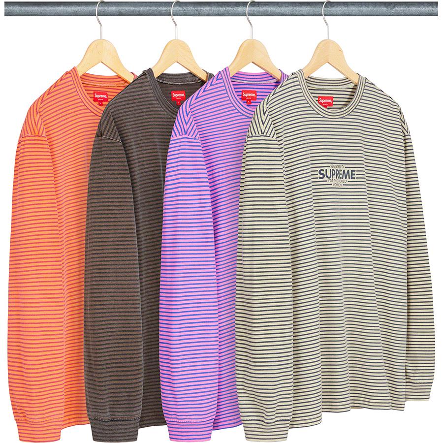 Supreme Micro Stripe L S Top releasing on Week 8 for fall winter 2020