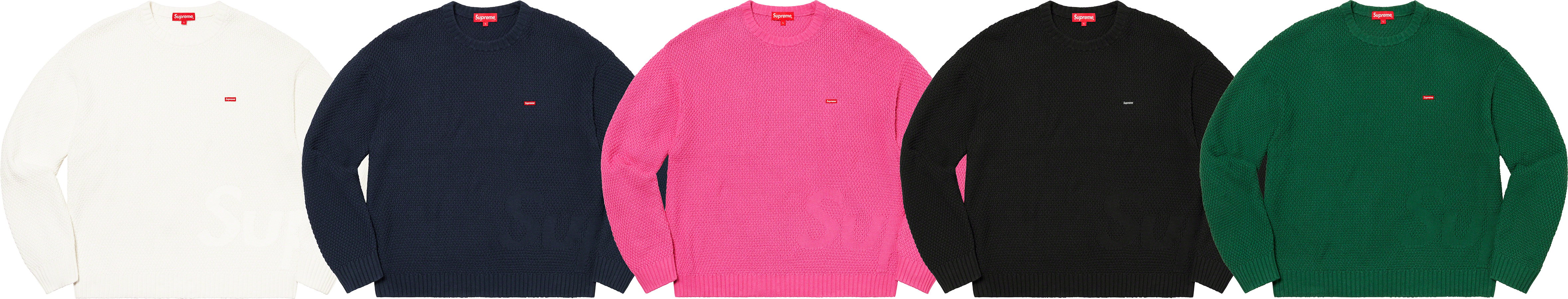 Textured Small Box Sweater - fall winter 2020 - Supreme