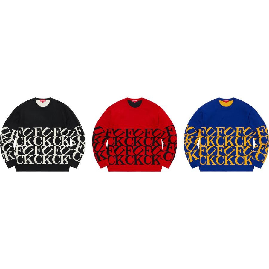 Supreme Fuck Sweater releasing on Week 2 for fall winter 2020