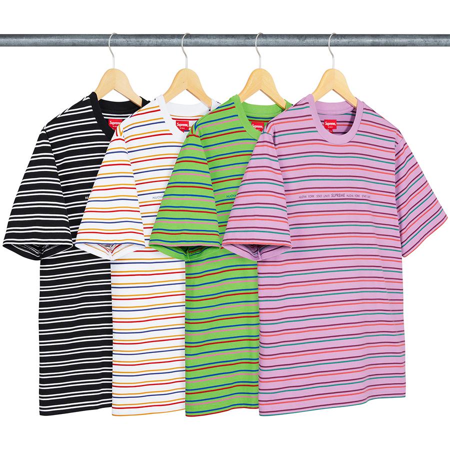 Supreme Stati Uniti Stripe S S Top for fall winter 20 season