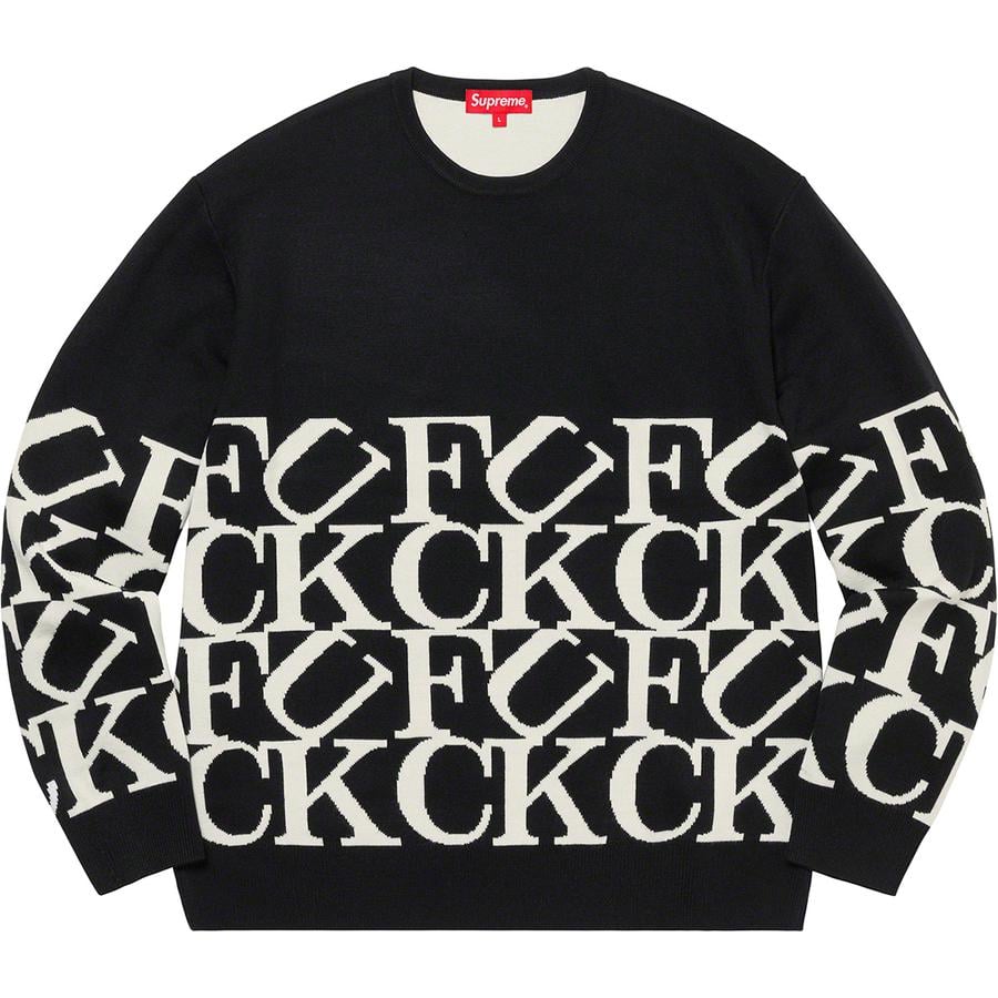 Details on Fuck Sweater  from fall winter
                                                    2020 (Price is $148)