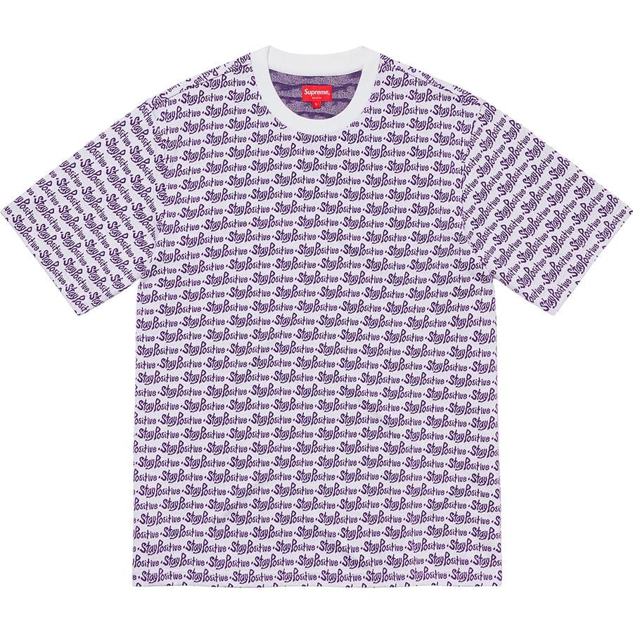 Supreme Stay Positive Jacquard S S Top (FW20) - $98