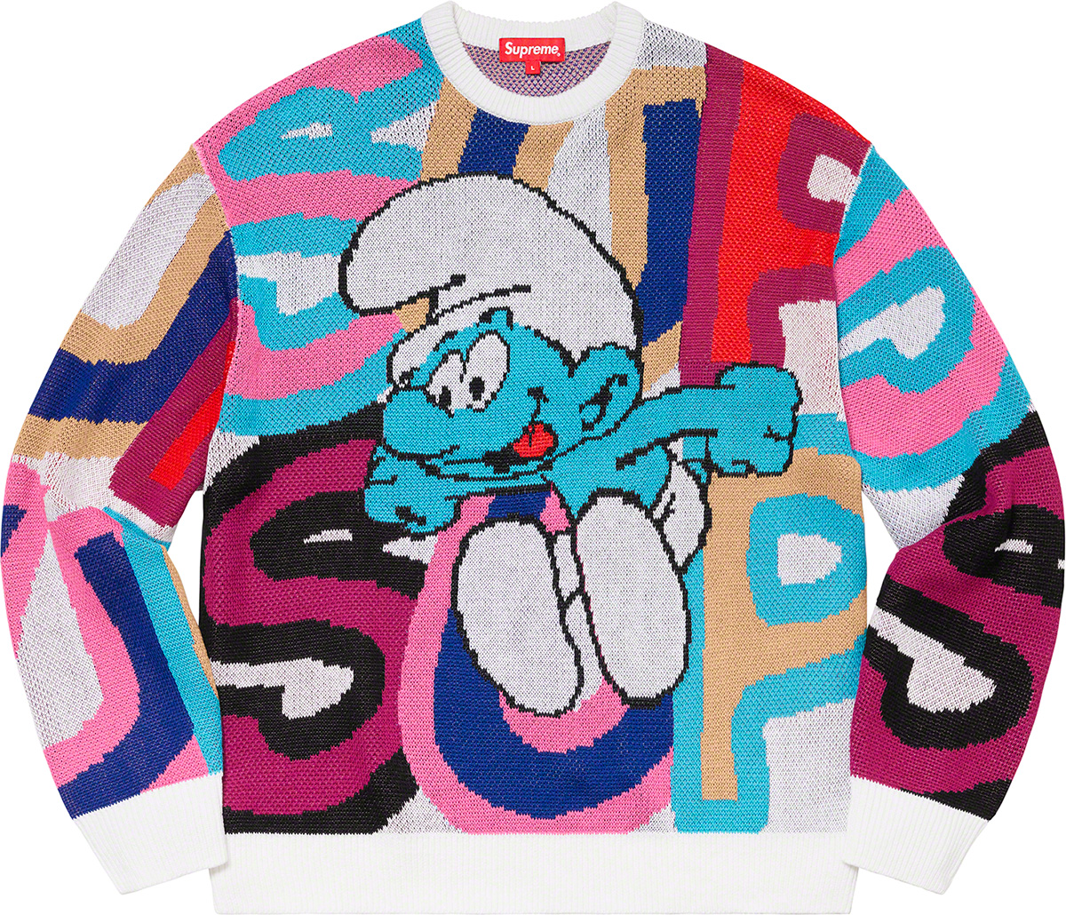 のある Supreme Supreme Smurfs Sweater Mサイズの通販 by Nobo3's shop｜シュプリームならラクマ ...