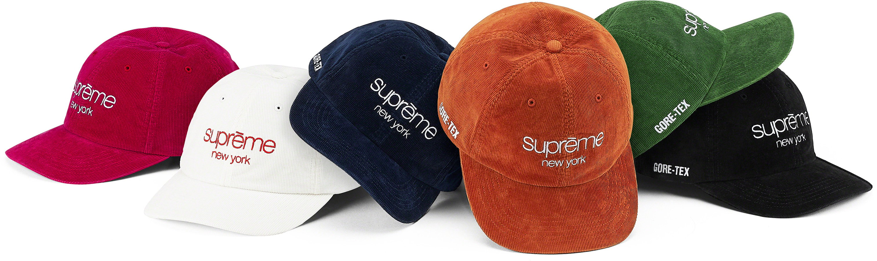 GORE-TEX Corduroy Classic Logo 6-Panel - fall winter 2021 - Supreme