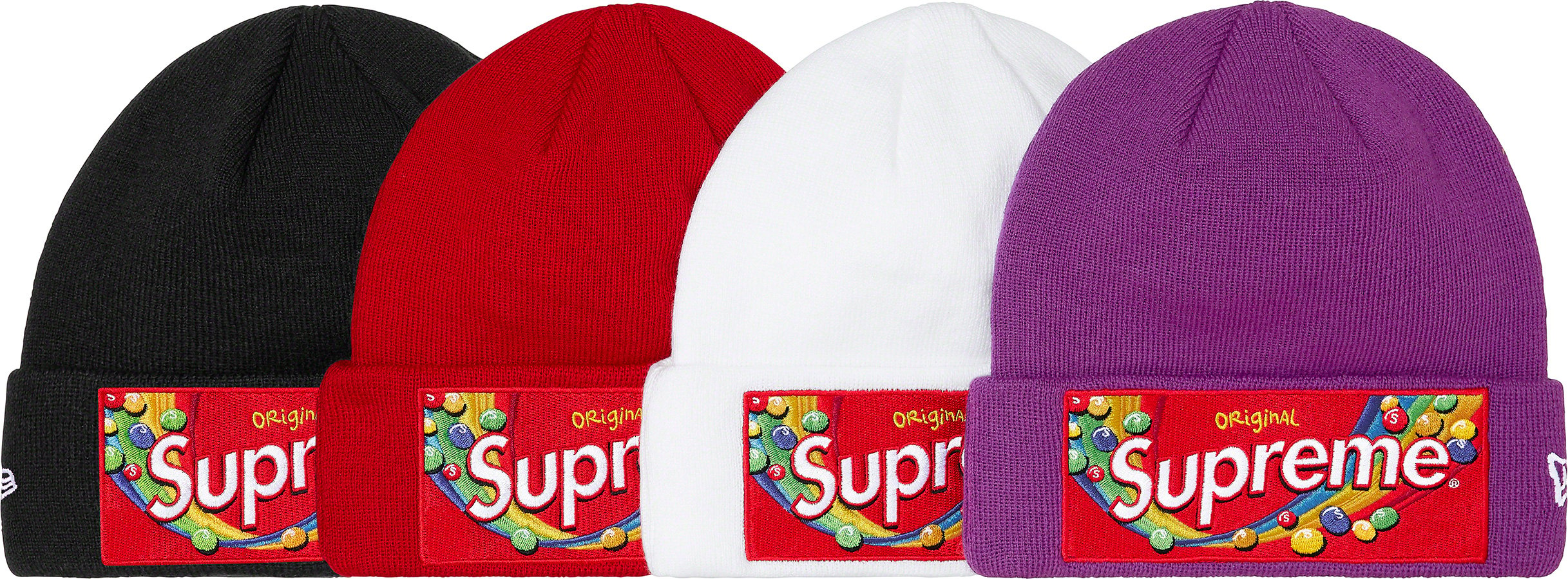 SUPREME Skittles New Era Beanie Black - ニット帽/ビーニー