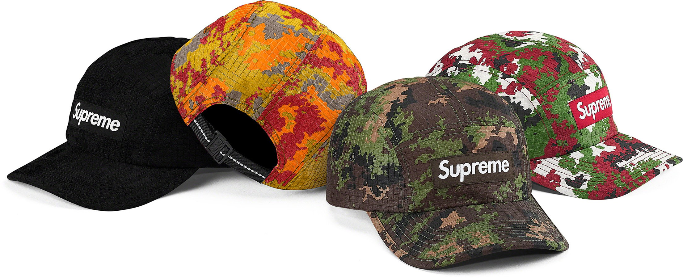 Distressed Ripstop Camp Cap - fall winter 2023 - Supreme