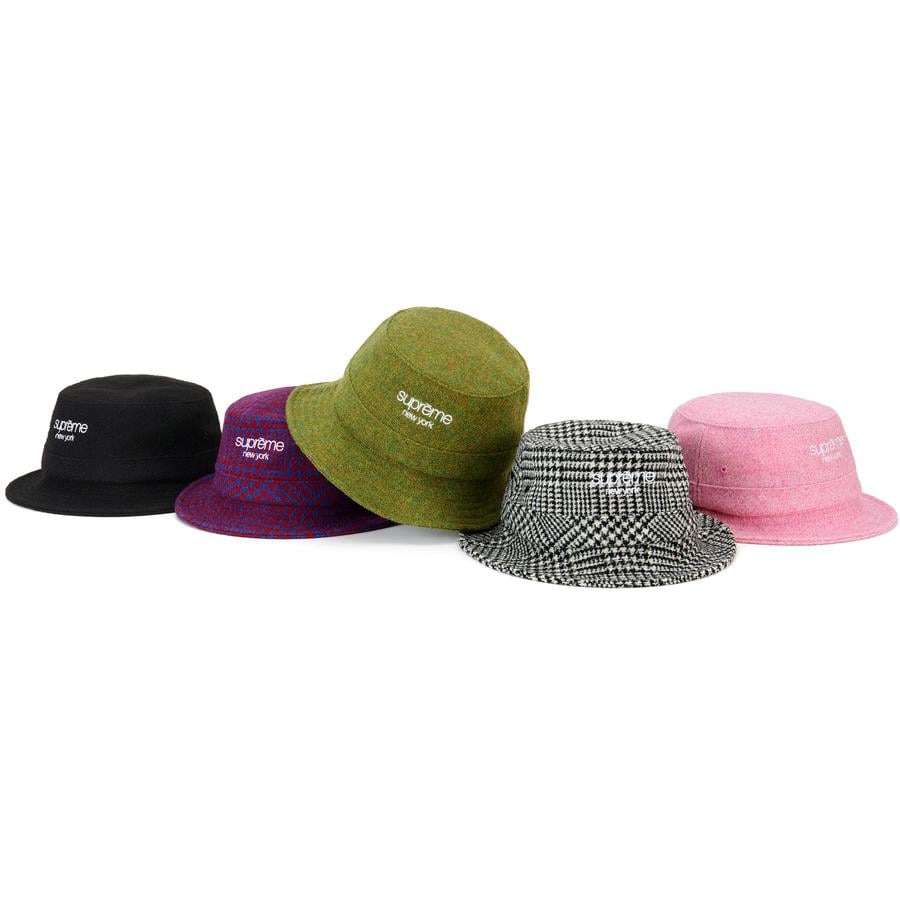 Supreme Harris Tweed Classic Logo Crusher released during fall winter 21 season