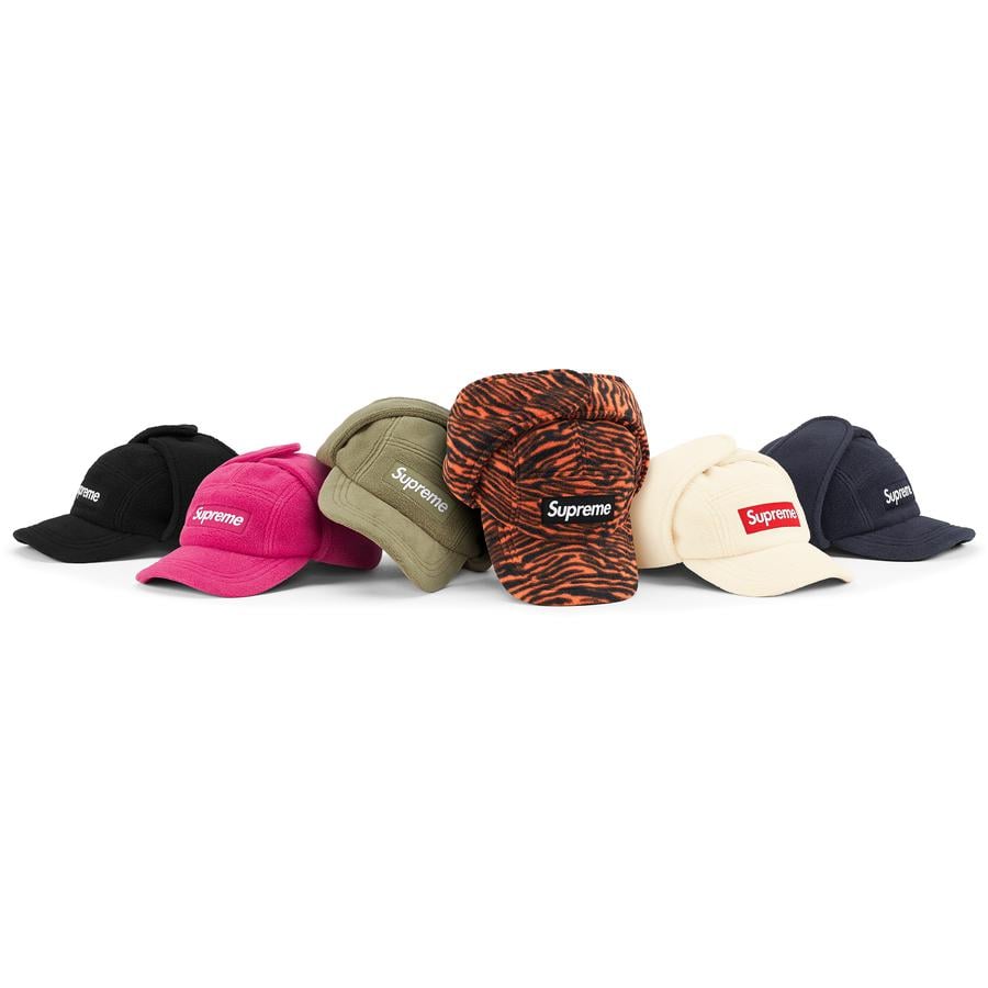 Supreme Polartec Earflap Camp Cap releasing on Week 19 for fall winter 21