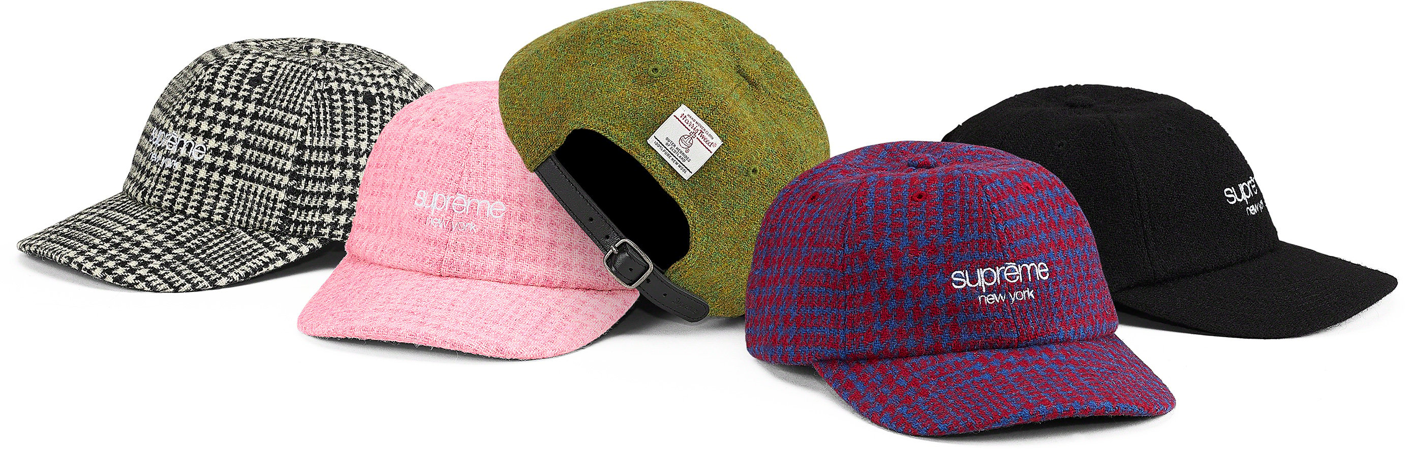 Supreme Harris Tweed Classic Logo 6Panel