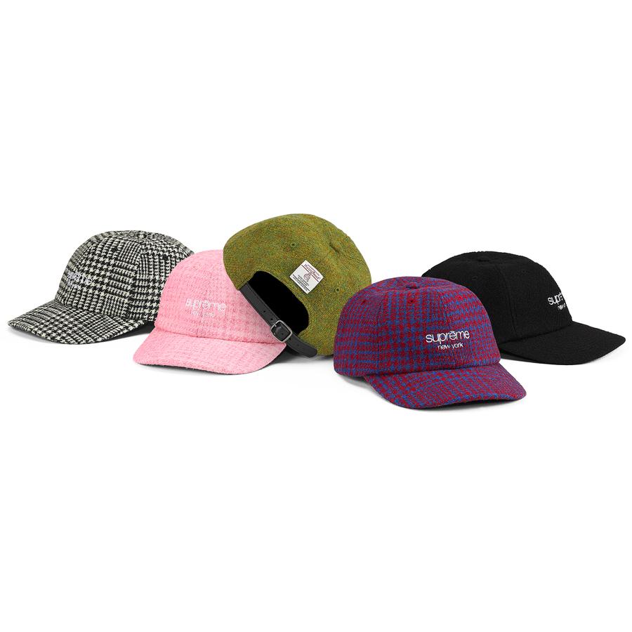 Supreme Harris Tweed Classic Logo 6-Panel releasing on Week 16 for fall winter 2021